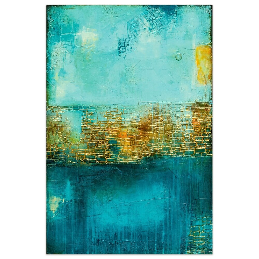Abstract artglass wall hangingfused glass artblue glassglass treesfused glass wall panelabstract wall artglass wall arthome decor